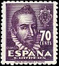 Spain 1948 Characters 70 CTS Violet Edifil 1036. 1036. Uploaded by susofe